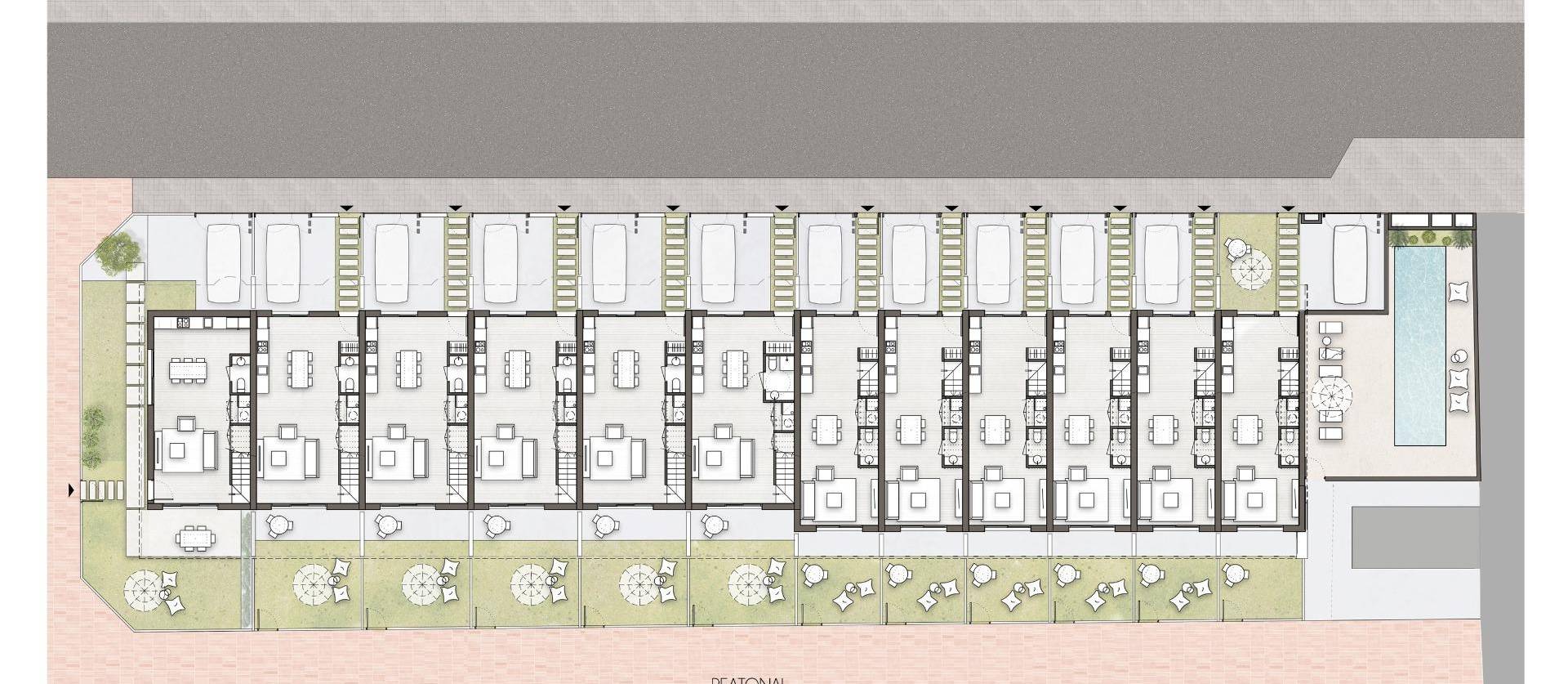 New Build - Townhouse - Pilar de la Horadada - pueblo