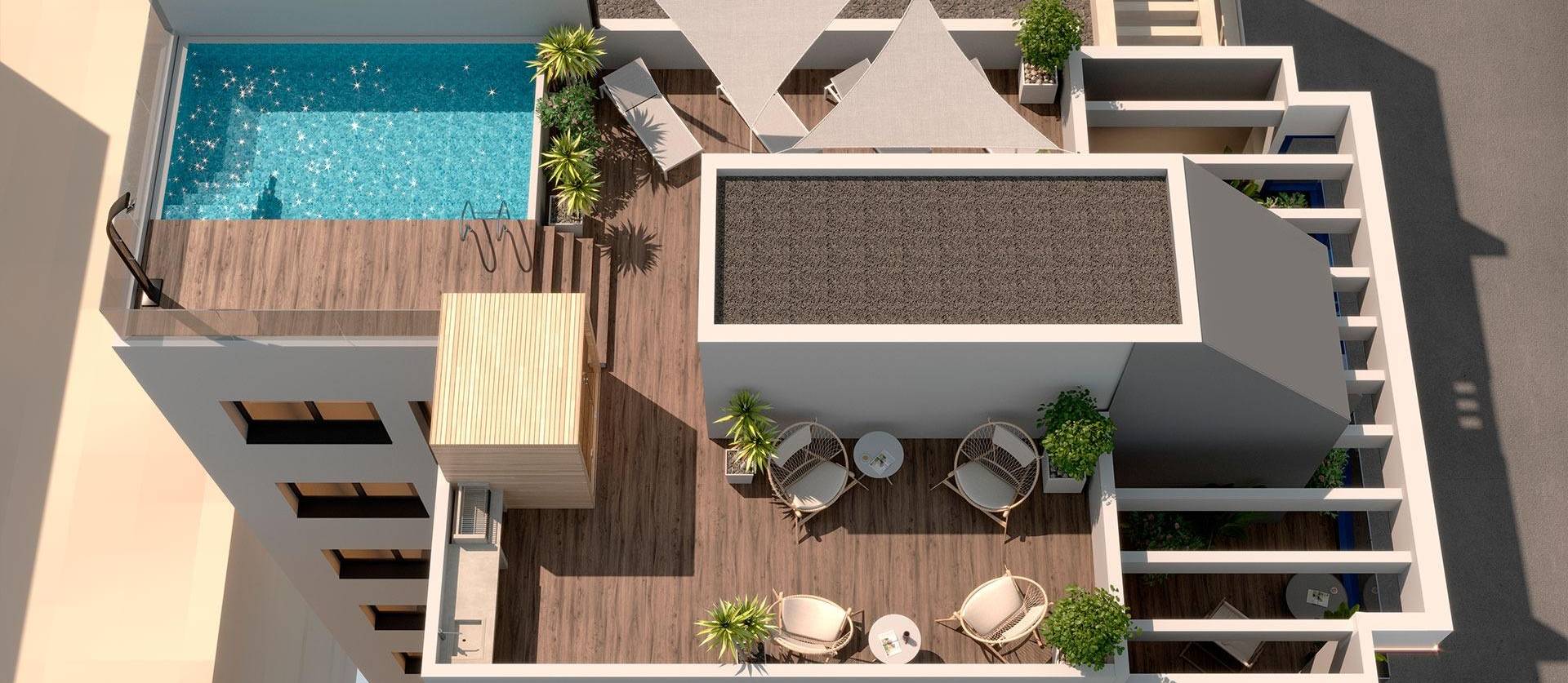 New Build - Apartment - Torrevieja - Playa del Acequion
