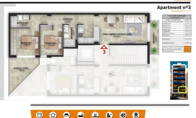 New Build - Apartment - Torrevieja - Playa del Acequion