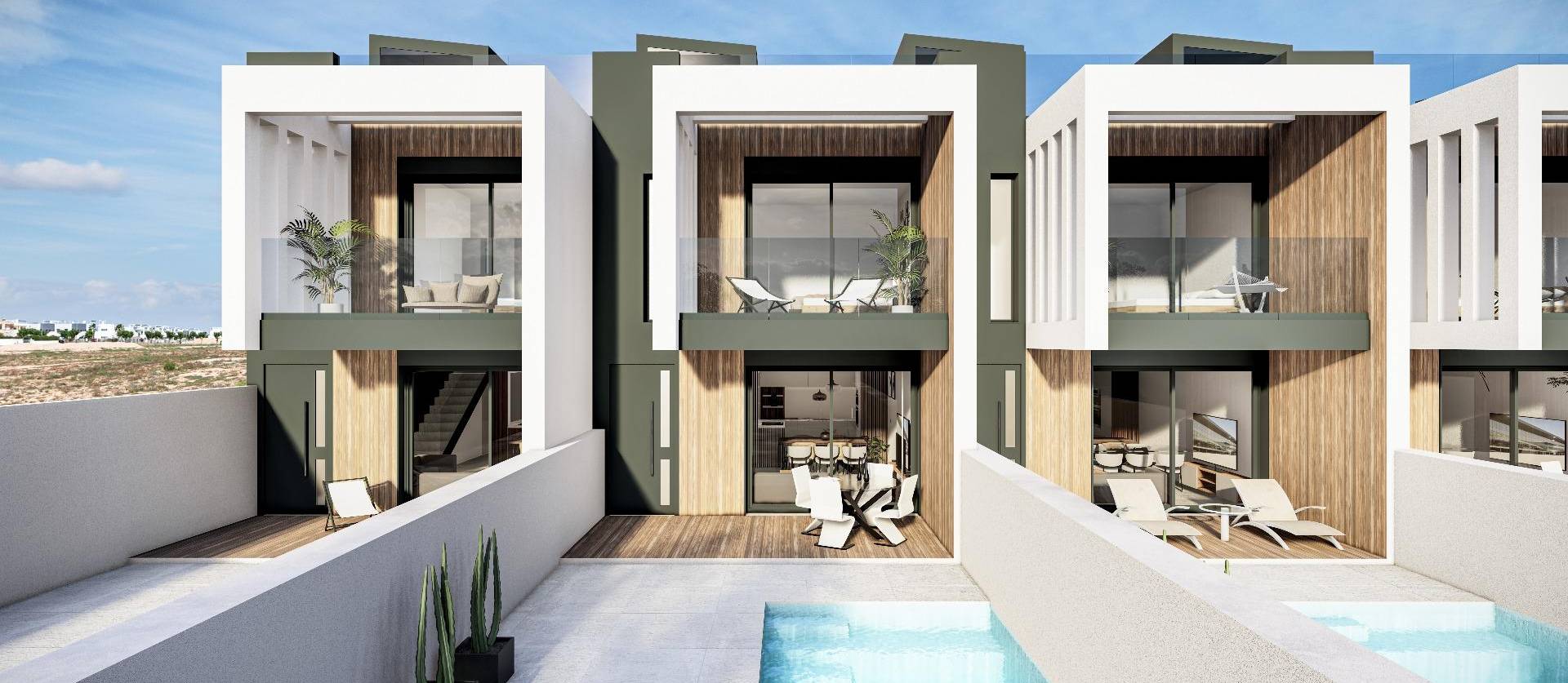 New Build - Townhouse - Pilar de la Horadada - Lo Monte