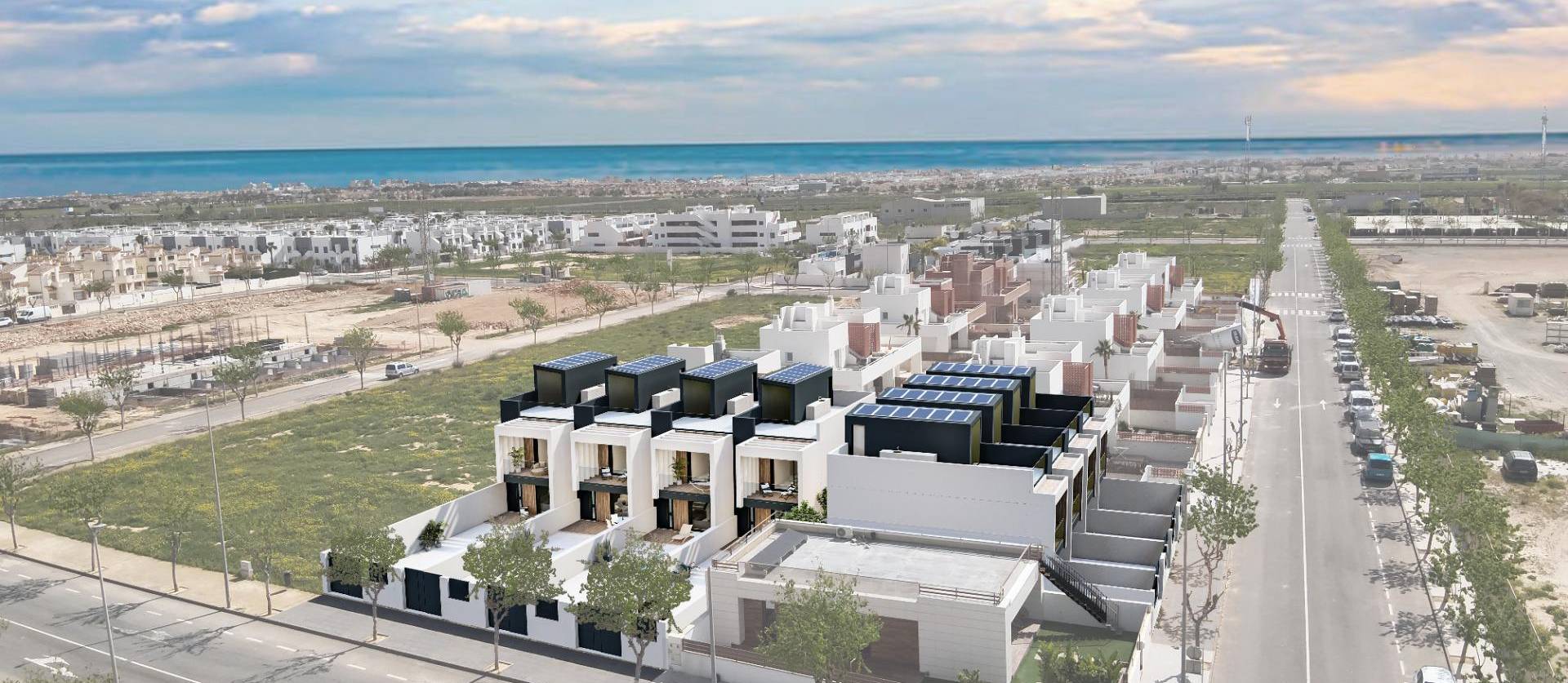 New Build - Townhouse - Pilar de la Horadada - Lo Monte