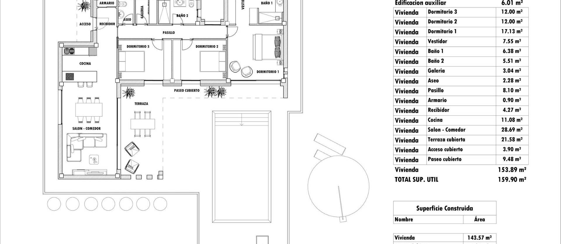 New Build - Villa - Aspe - Poligono 19