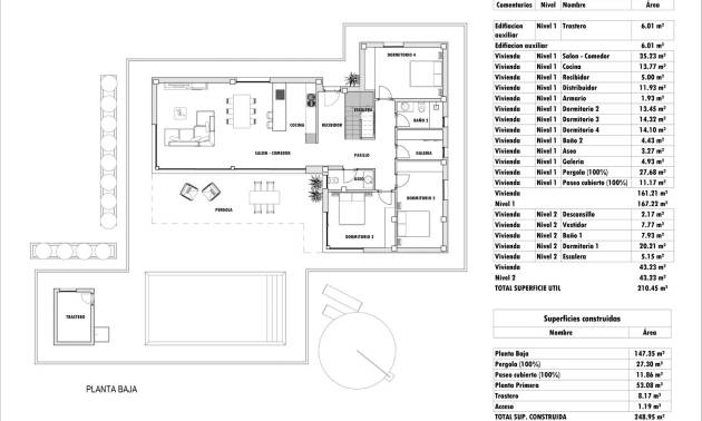 New Build - Villa - Aspe - Poligono 19