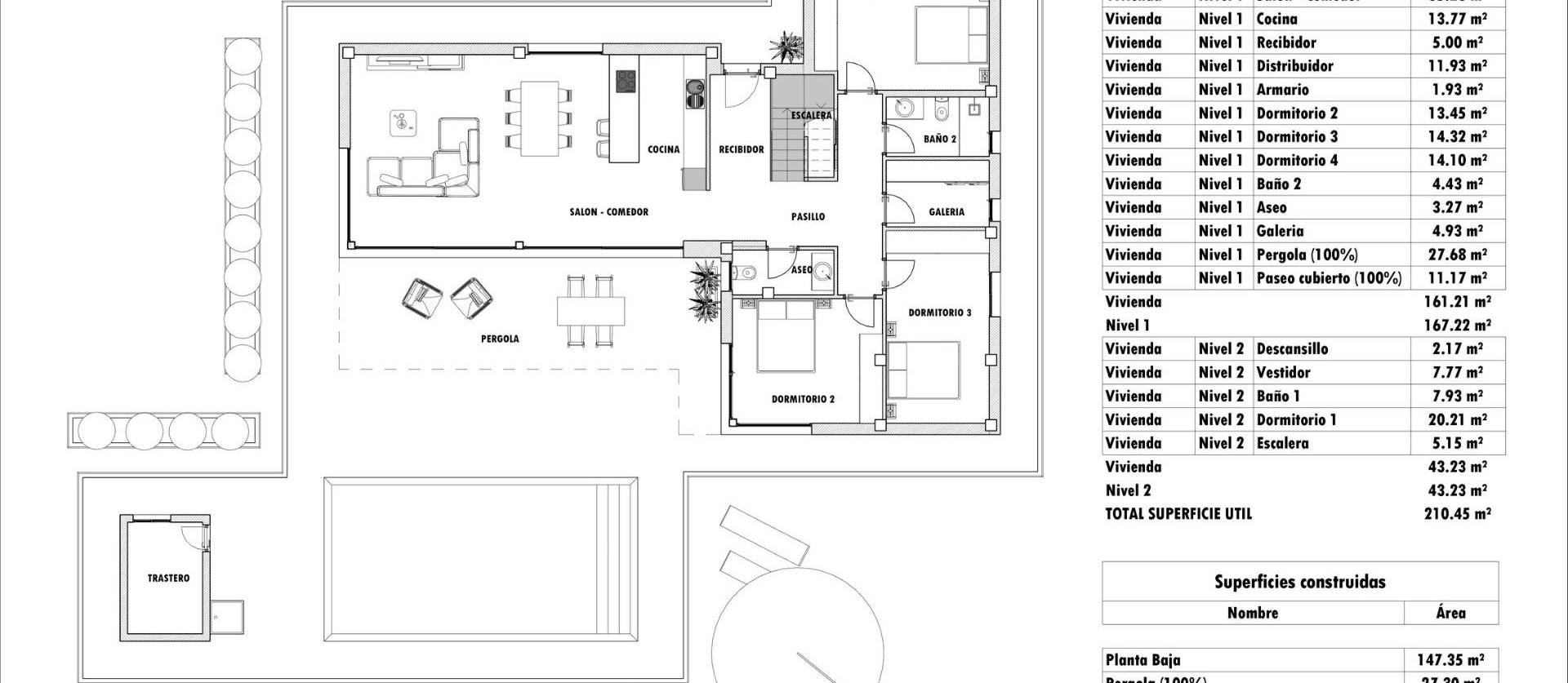 New Build - Villa - Aspe - Poligono 19
