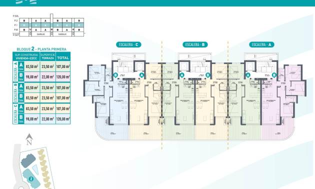 New Build - Apartment - Los Alcázares - Serena Golf