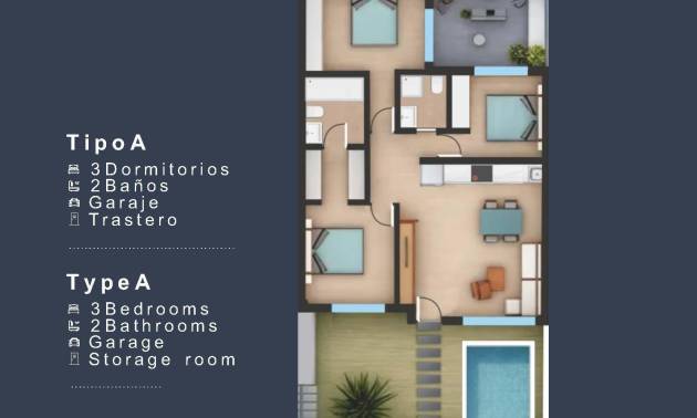 New Build - Ground Floor Bungalow - San Pedro del Pinatar - San Pedro de Pinatar