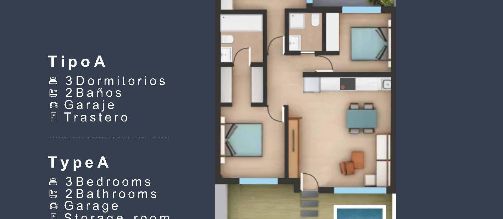 New Build - Ground Floor Bungalow - San Pedro del Pinatar - San Pedro de Pinatar