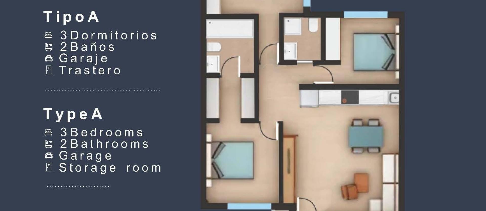 New Build - Top Floor Bungalow - San Pedro del Pinatar - San Pedro de Pinatar