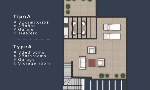 New Build - Top Floor Bungalow - San Pedro del Pinatar - San Pedro de Pinatar