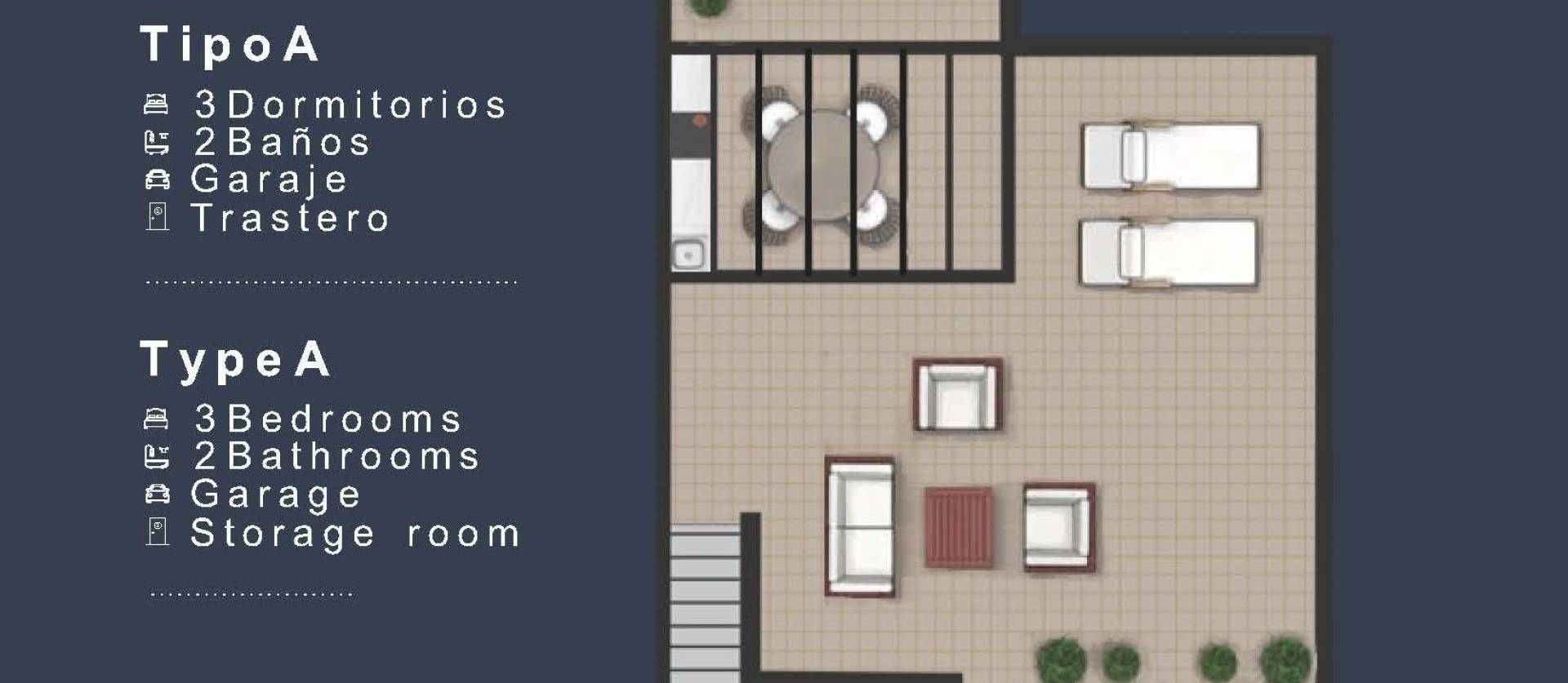 New Build - Top Floor Bungalow - San Pedro del Pinatar - San Pedro de Pinatar