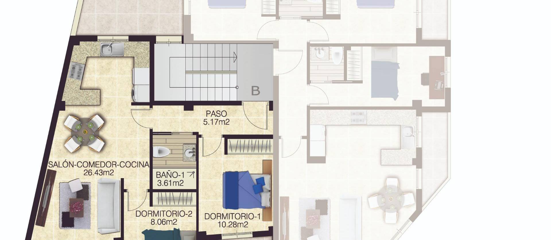 Nouvelle construction - Apartment - Jacarilla - pueblo