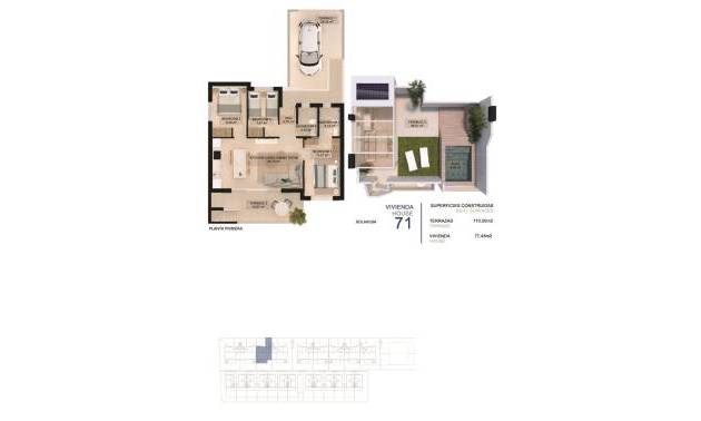 New Build - Top Floor Bungalow - Pilar de la Horadada - La Torre de la Horadada