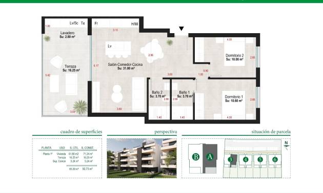New Build - Apartment - Alhama de Murcia - Condado de Alhama