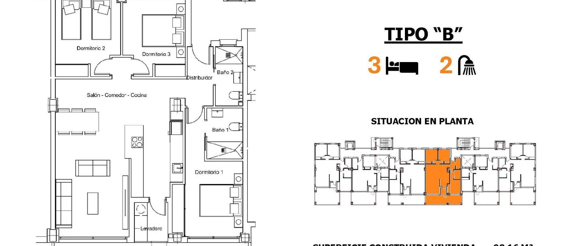 New Build - Apartment - San Miguel de Salinas - Pueblo