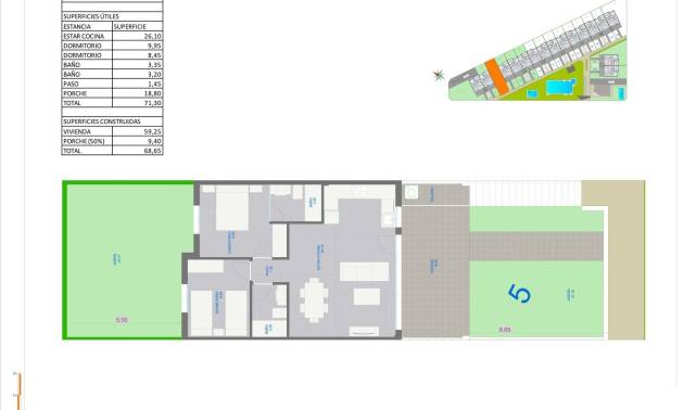 New Build - Ground Floor Bungalow - Pilar de la Horadada - pueblo