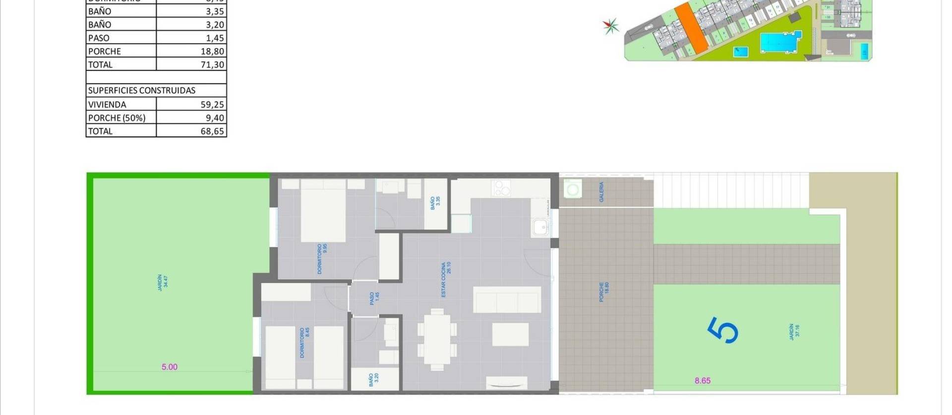 New Build - Ground Floor Bungalow - Pilar de la Horadada - pueblo