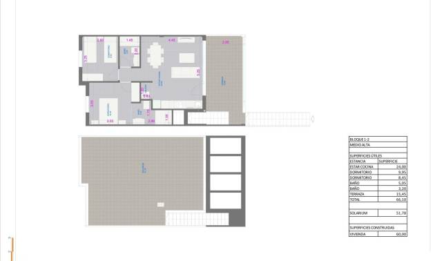 New Build - Top Floor Bungalow - Pilar de la Horadada - pueblo