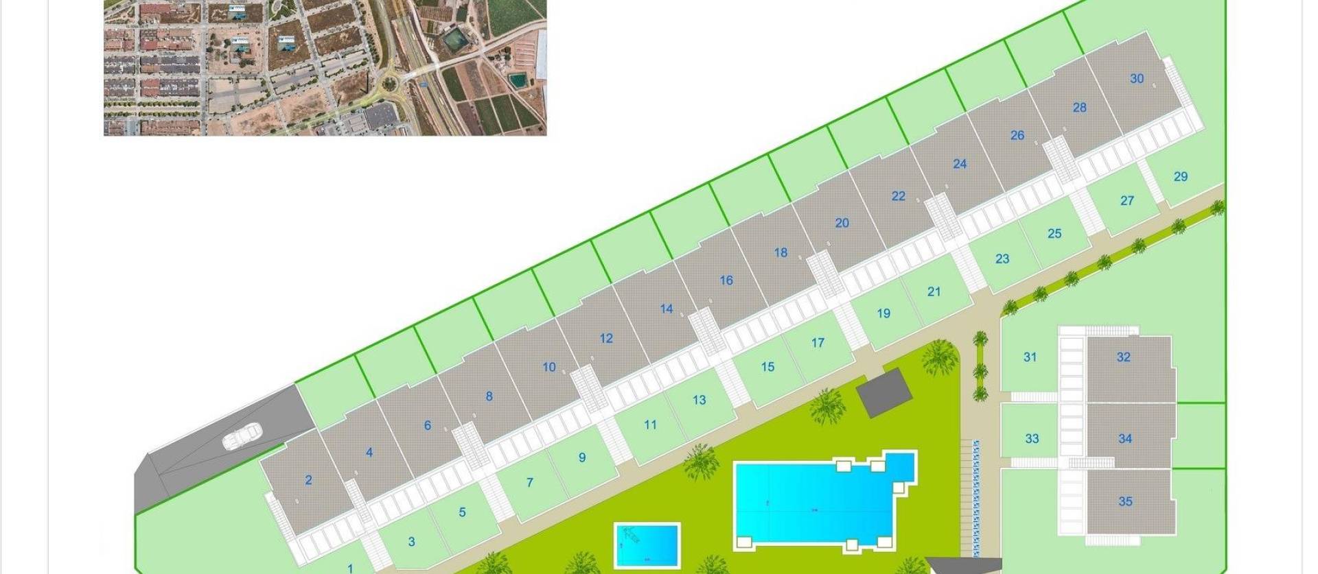 New Build - Top Floor Bungalow - Pilar de la Horadada - pueblo