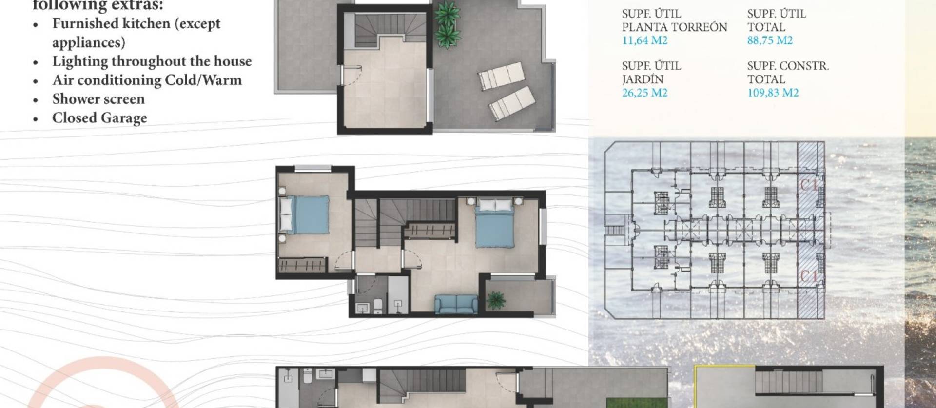 Nieuwbouw projecten - Herenhuis - La Manga del Mar Menor