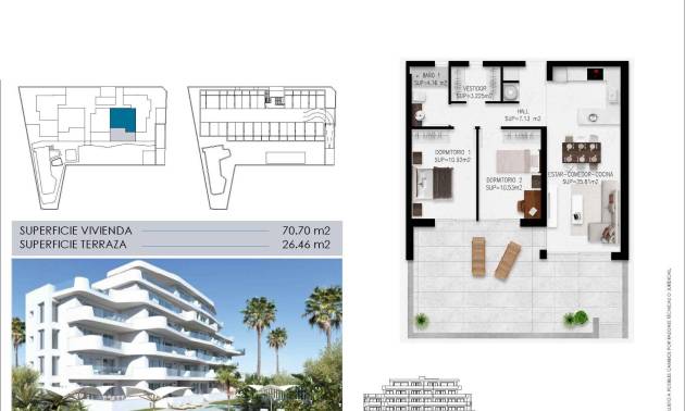 New Build - Apartment - Pilar de la Horadada - Mil Palmeras