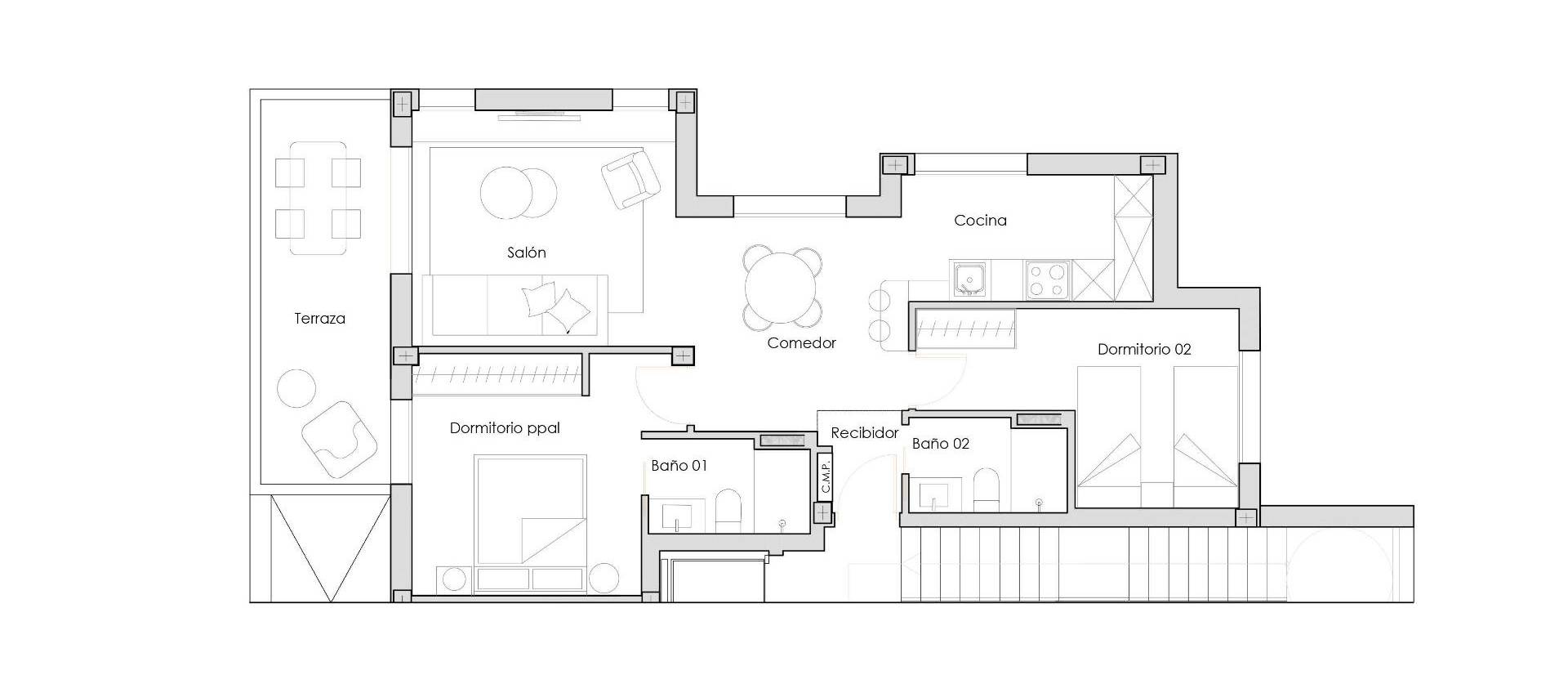 New Build - Apartment - Torre Pacheco - Santa Rosalía