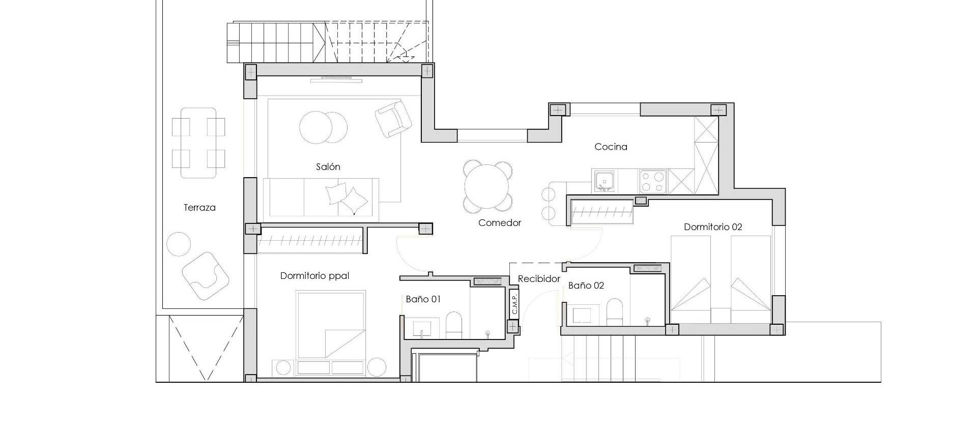 New Build - Apartment - Torre Pacheco - Santa Rosalía