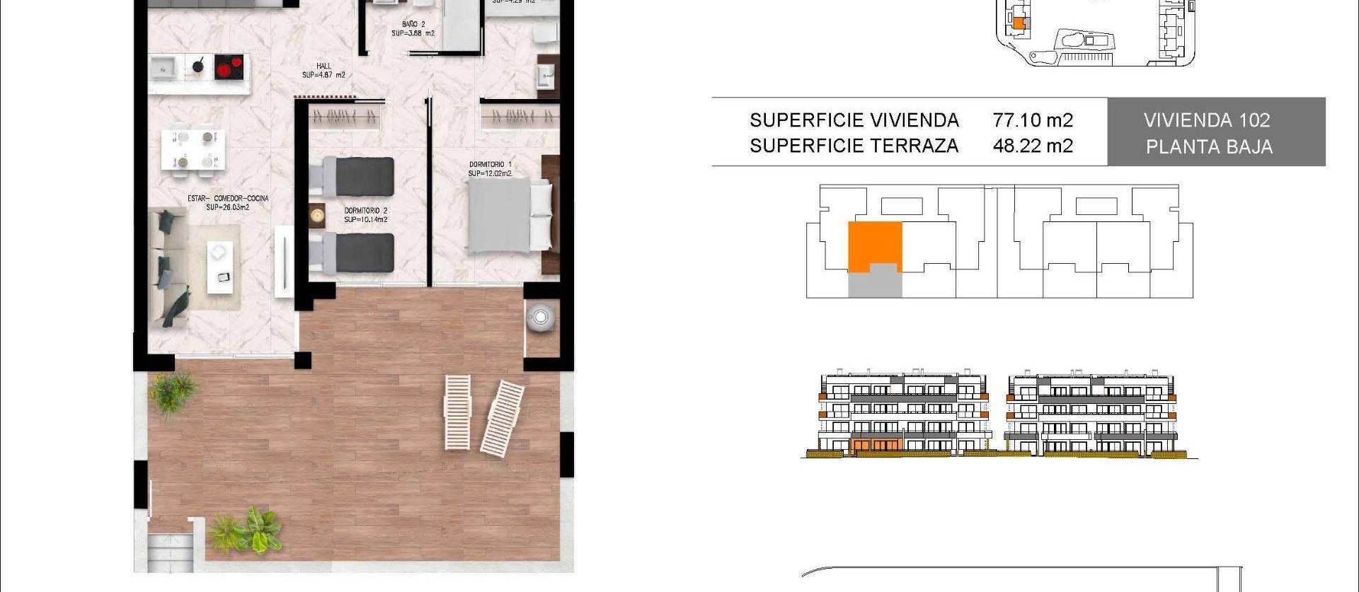 New Build - Apartment - Torrevieja - La Siesta