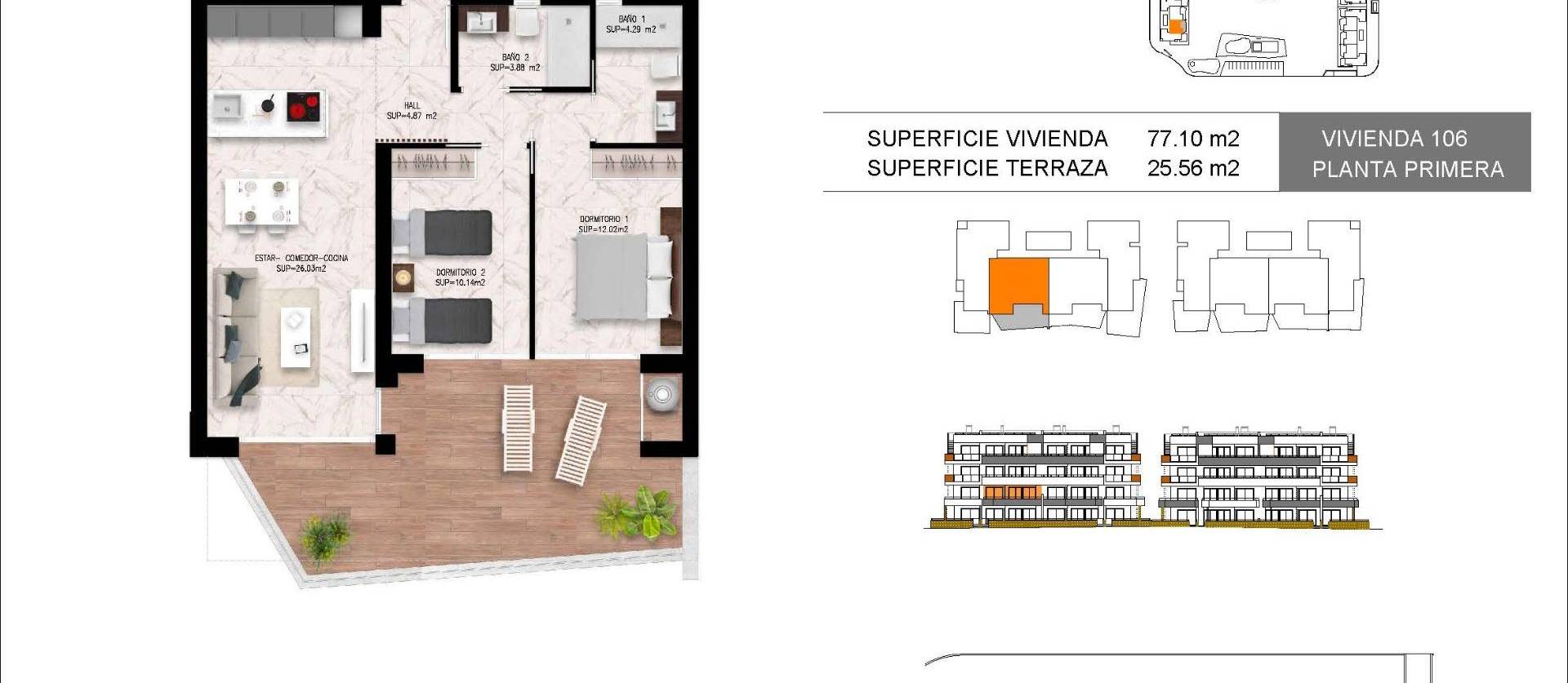 New Build - Apartment - Torrevieja - La Siesta