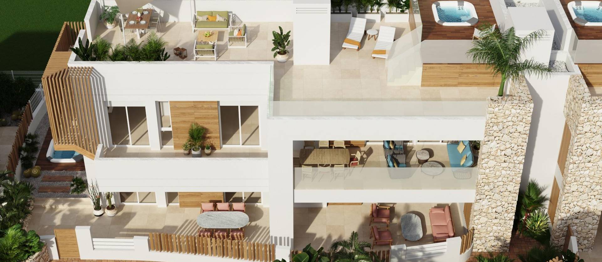 New Build - Top Floor Bungalow - San Juan de los Terreros - Mar De Pulpí