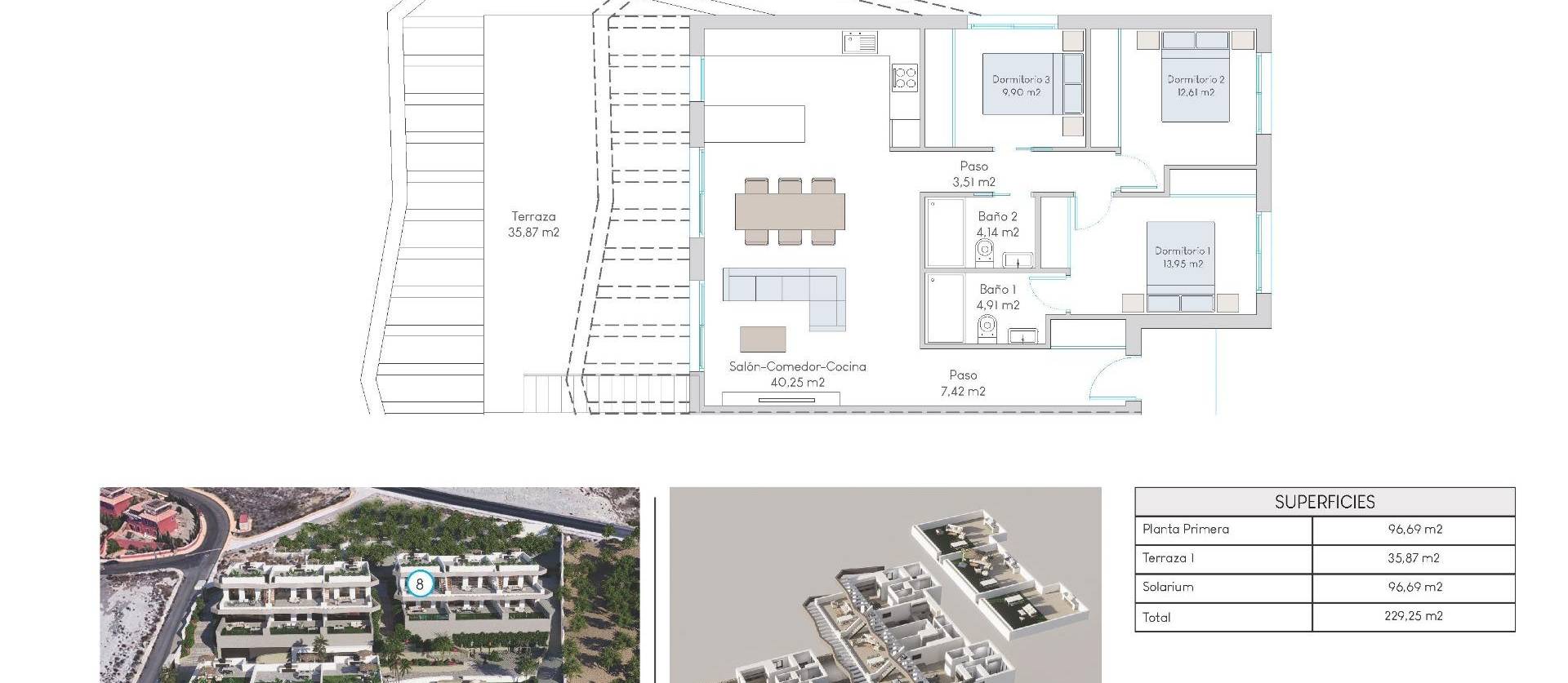 New Build - Top Floor Bungalow - Finestrat - Balcón de finestrat