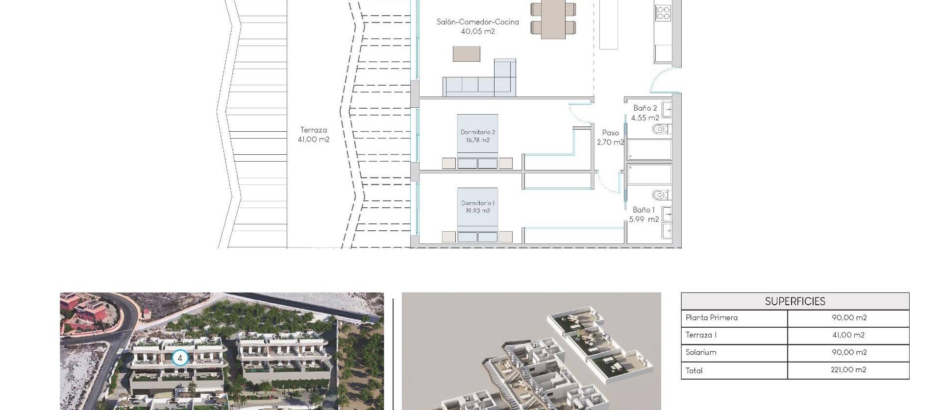 New Build - Top Floor Bungalow - Finestrat - Balcón de finestrat