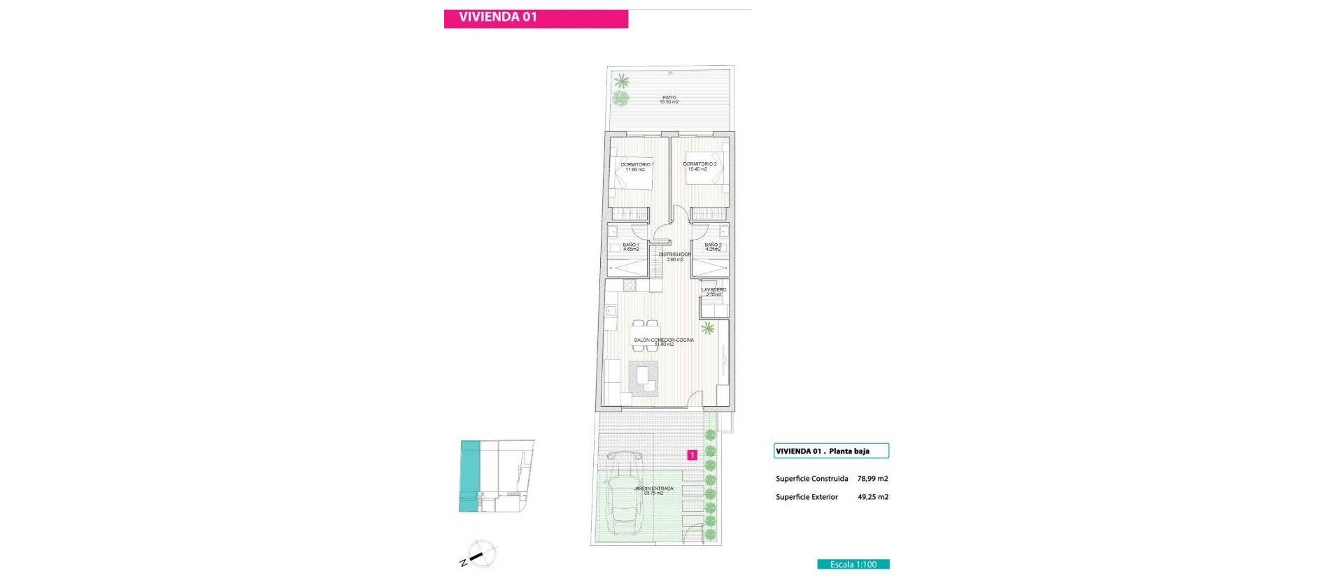 New Build - Bungalow - San Pedro del Pinatar - Lo Pagán