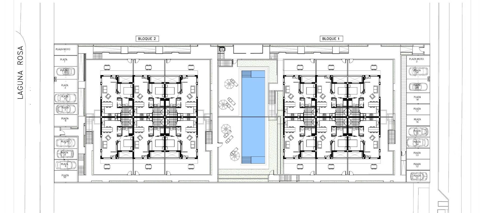 New Build - Top Floor Bungalow - Torrevieja - Lago Jardín II