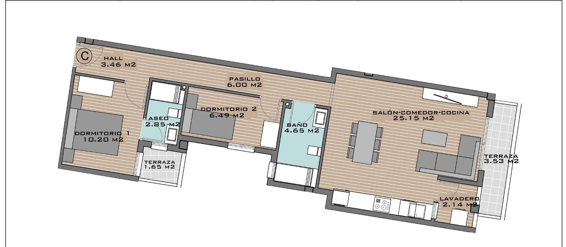 New Build - Apartment - Algorfa - Pueblo