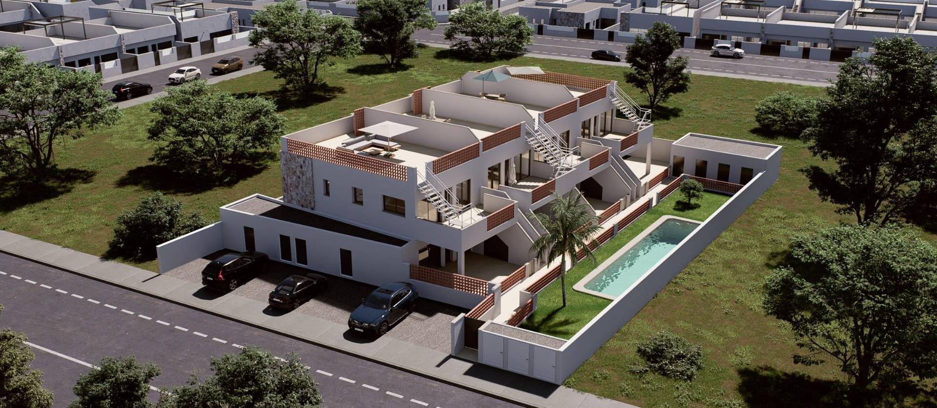 New Build - Top Floor Bungalow - Pilar de la Horadada - Parque del Mediterraneo