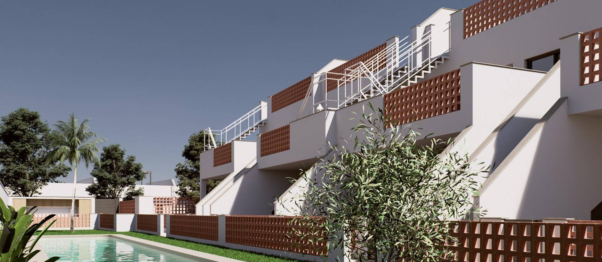 New Build - Top Floor Bungalow - Pilar de la Horadada - Parque del Mediterraneo