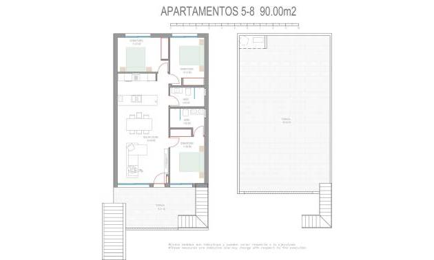New Build - Top Floor Bungalow - Pilar de la Horadada - Parque del Mediterraneo