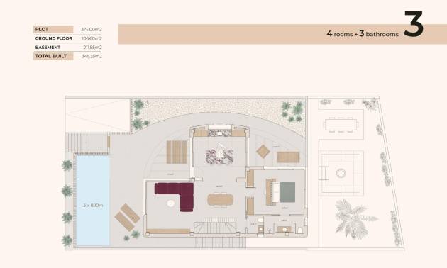 New Build - Villa - Algorfa - La Finca Golf