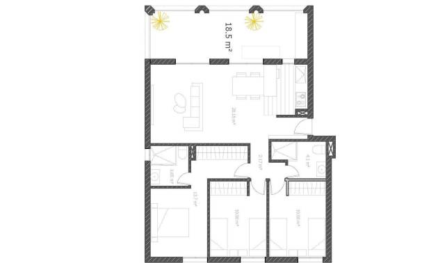 Nouvelle construction - Apartment - Villajoyosa - Cala Mallaeta