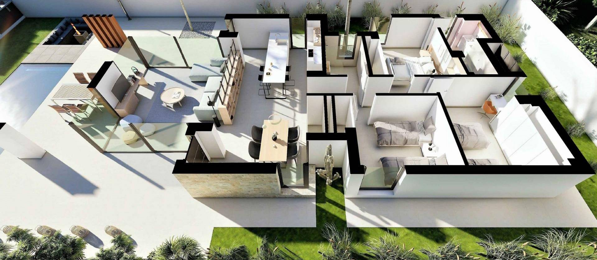 New Build - Villa - San Fulgencio - El Oasis