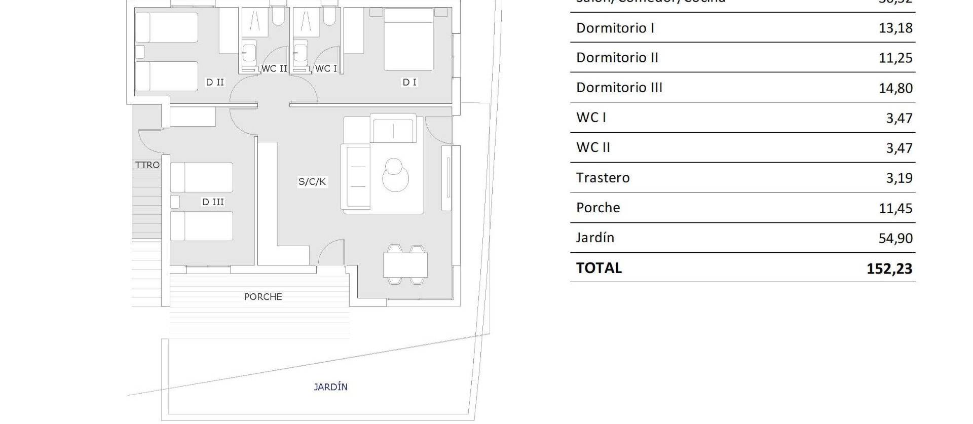 New Build - Bungalow - San Miguel de Salinas - Pueblo