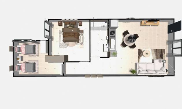 New Build - Top Floor Bungalow - Hondón de las Nieves - La Canalosa