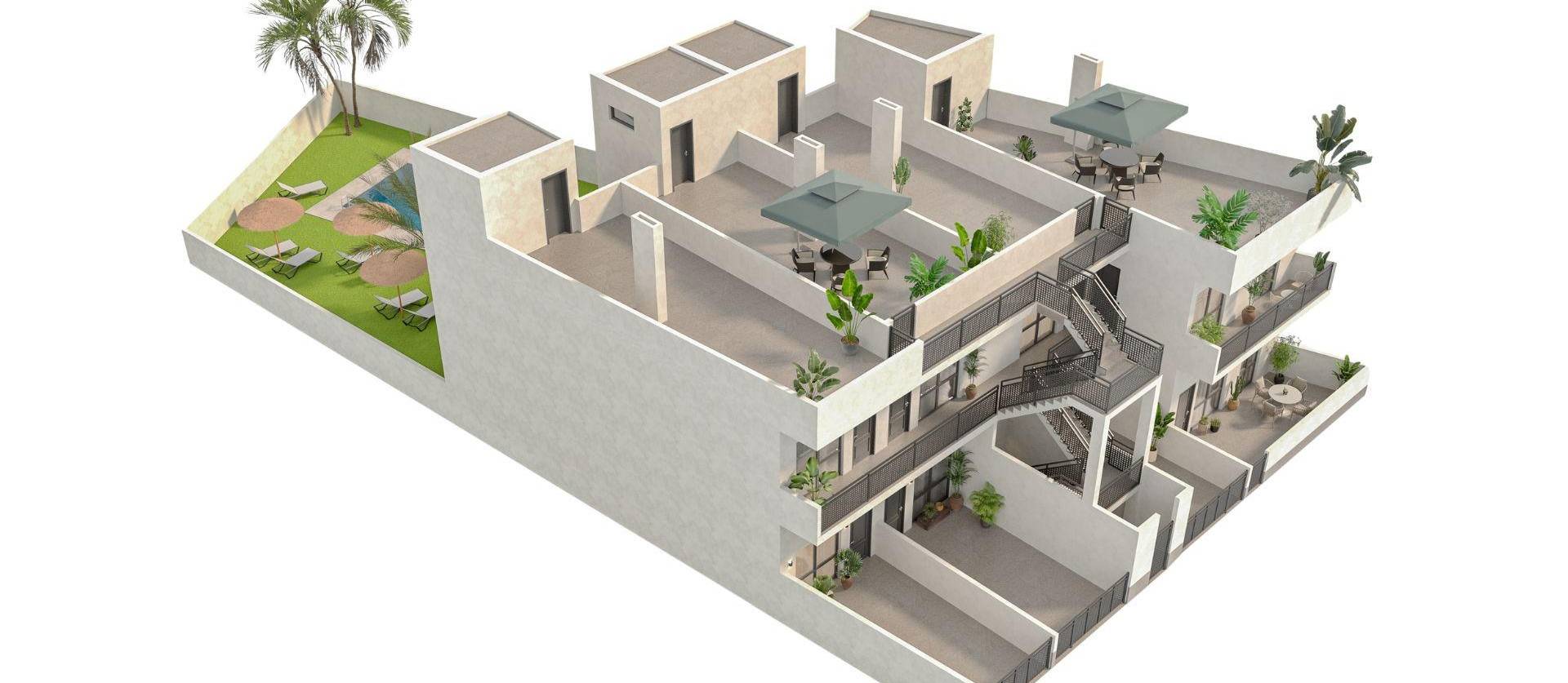 New Build - Top Floor Bungalow - Hondón de las Nieves - La Canalosa