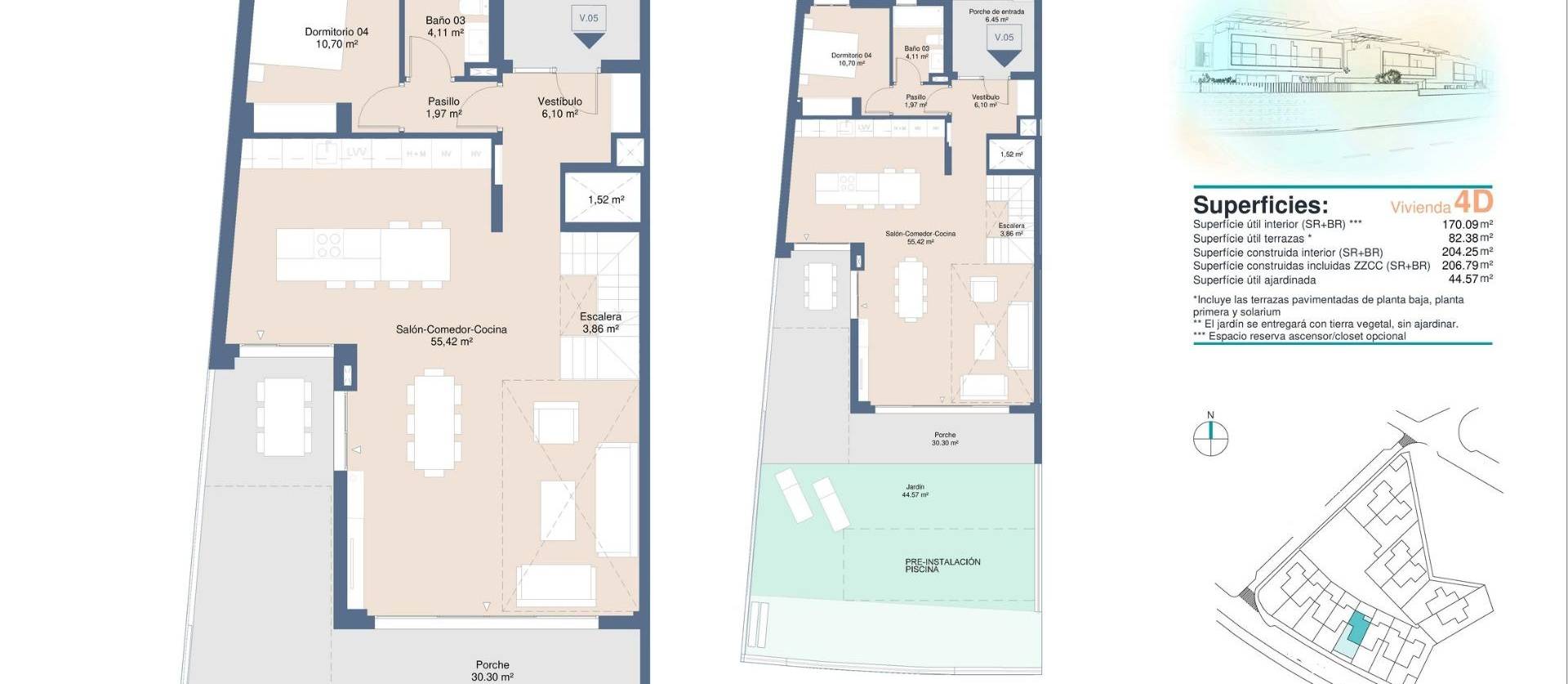 New Build - Townhouse - San Juan Alicante - Cabo de las Huertas