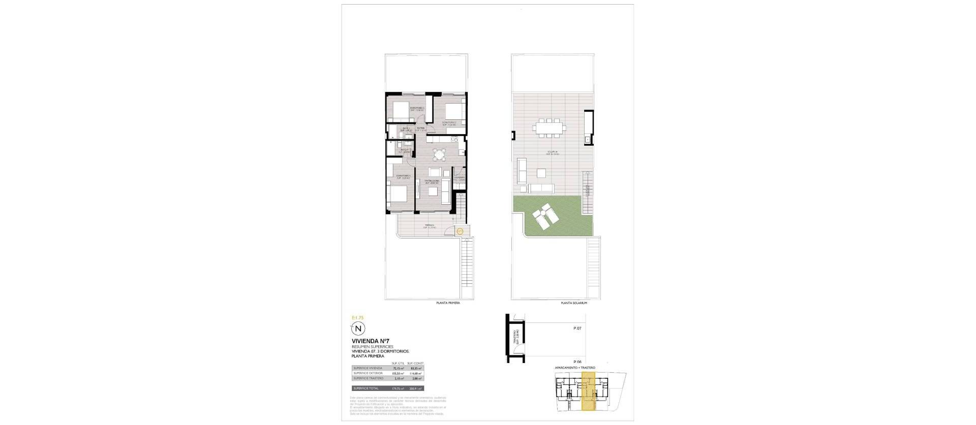 New Build - Top Floor Bungalow - San Pedro del Pinatar - Los Cuarteros