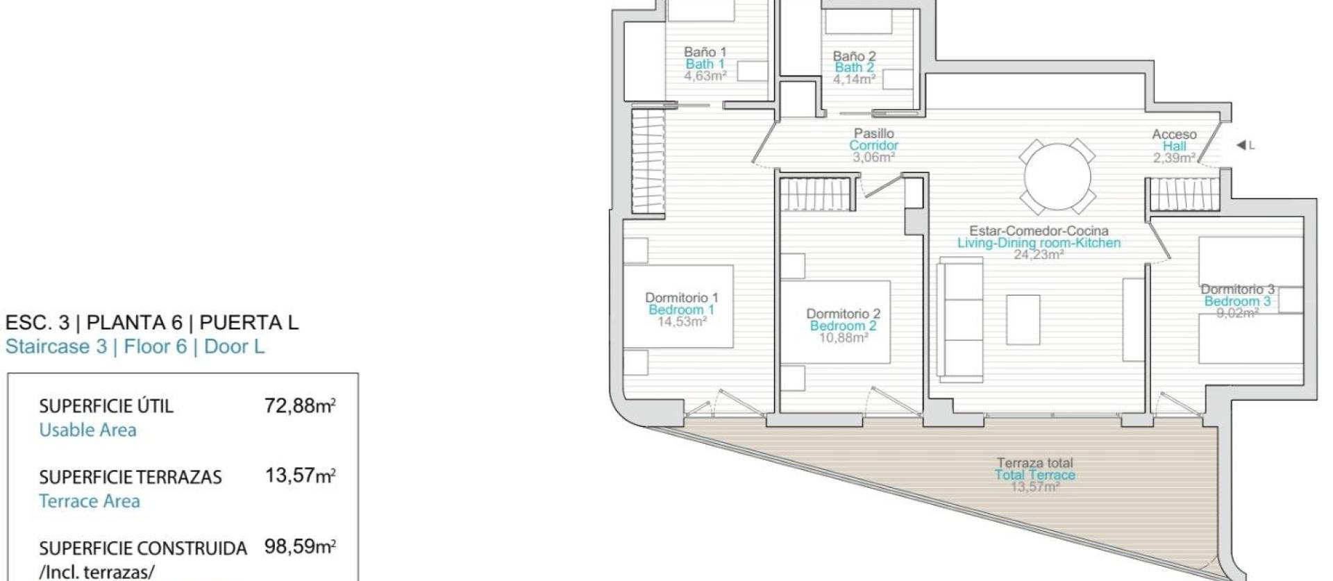 New Build - Apartment - Villajoyosa - La Tellerola