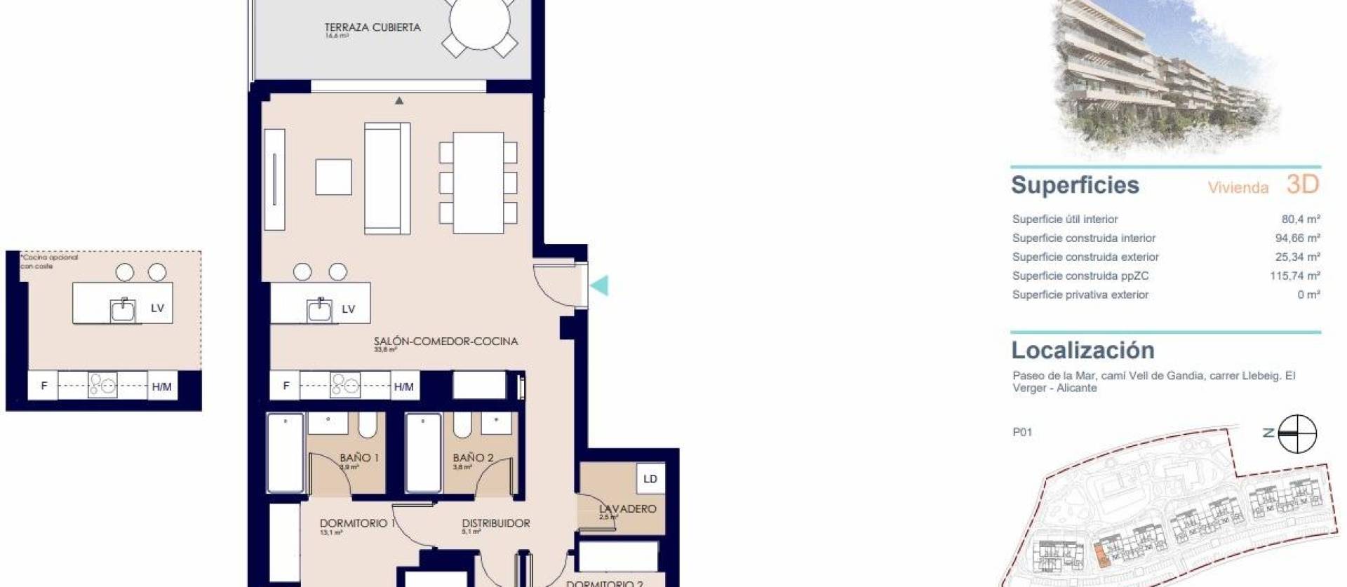 New Build - Apartment - Denia - Playa de La Almadraba