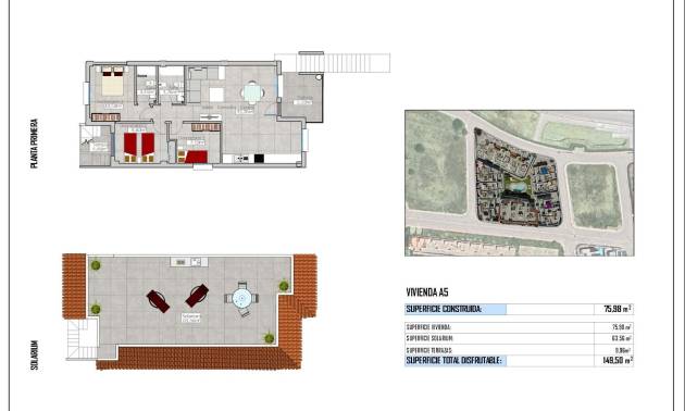 New Build - Top Floor Bungalow - Cox - San Fernando