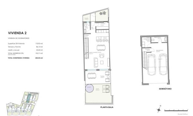 New Build - Townhouse - Mojacar - Playa de la Mena