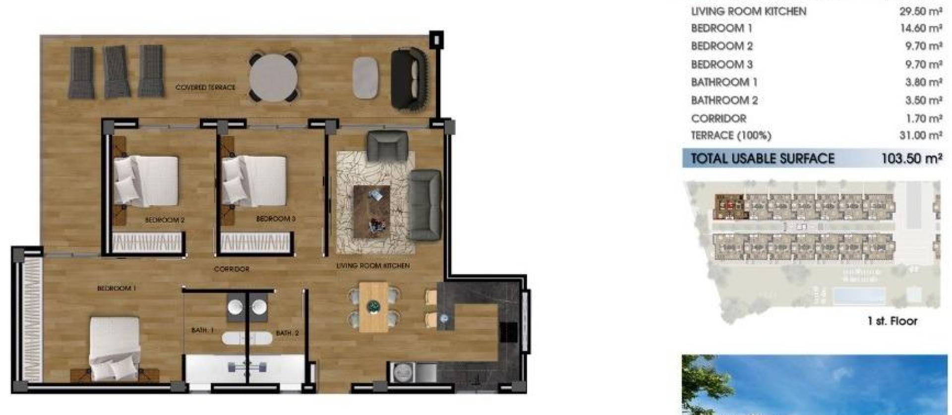 New Build - Apartment - Los Alcázares - La Serena Golf